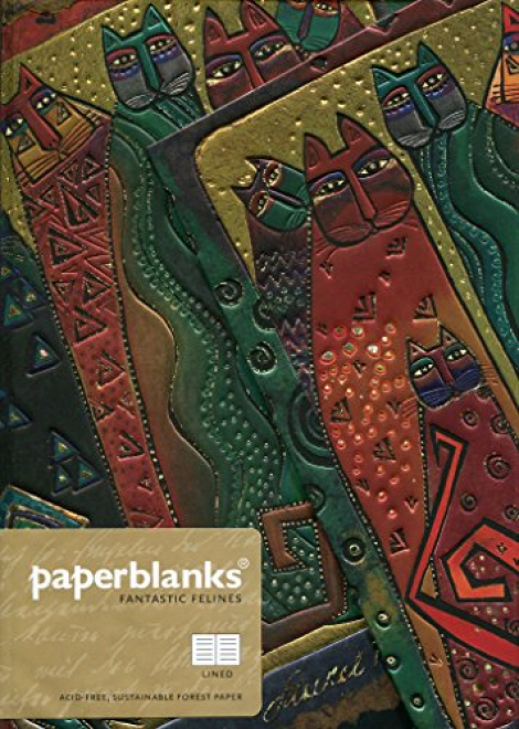 Paperblanks - Santa Fe Felines - MIDI - linajkový