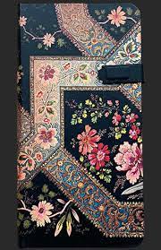 Paperblanks - Filigree Floral Ebony - SLIM - čistý