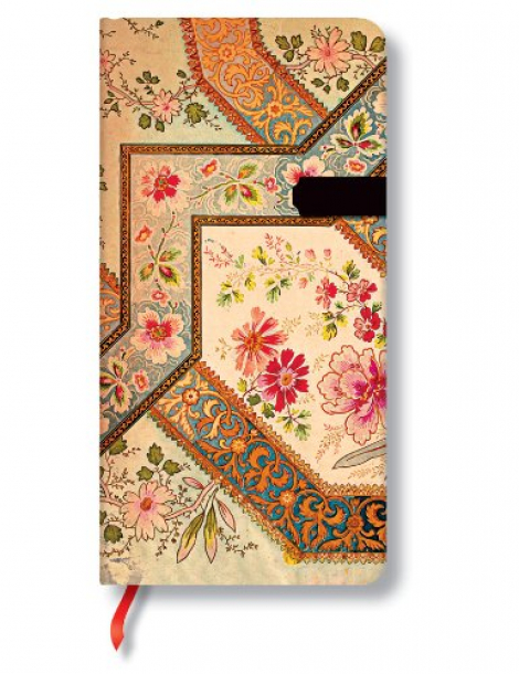 Paperblanks - Filigree Floral Ivory - SLIM - linajkový