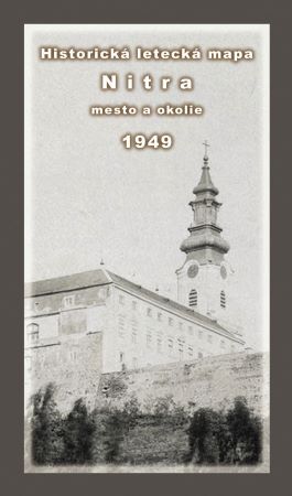 Historická letecká mapa Nitra - mesto a okolie 1949 - 