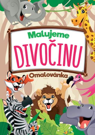 Malujeme divočinu - Omalovánka