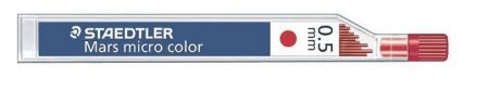STAEDTLER Grafitová tuha do mikrotužky Mars Micro, červená, 0,5mm - 