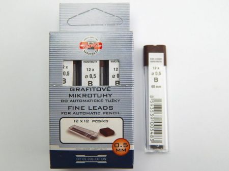 KOH-I-NOOR Tuhy do pentelky 0,5mm B - 