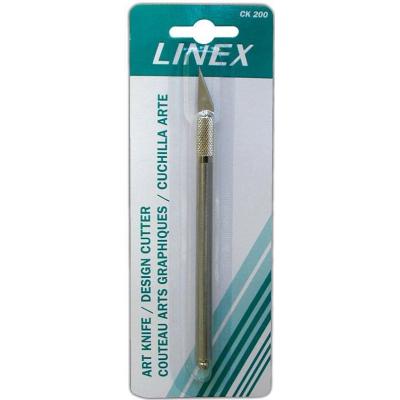 Linex Nůž umělecký s výměnným břitem CK200, Stříbrný - 