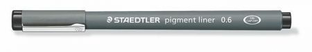 STAEDTLER Liner "Pigment Liner", černá, 0,6 mm - 