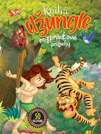 Kniha džungle - rozprávkové príbehy - s 50 nálepkami