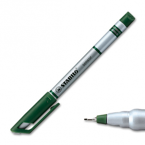 Liner STABILO SENSOR - F - zelená - 