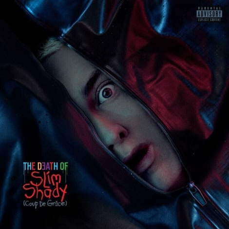 Eminem:  The Death of Slim Shady (Coup De Grâce) - Red & Blue Opaque LP
