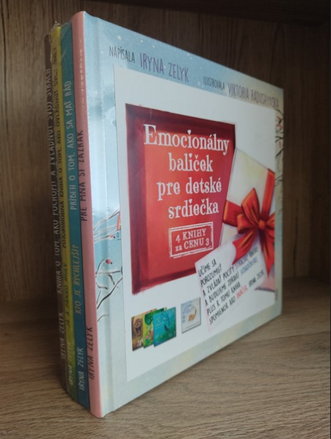 Emocionálny balíček pre detské srdiečka - komplet 4 kníh - 