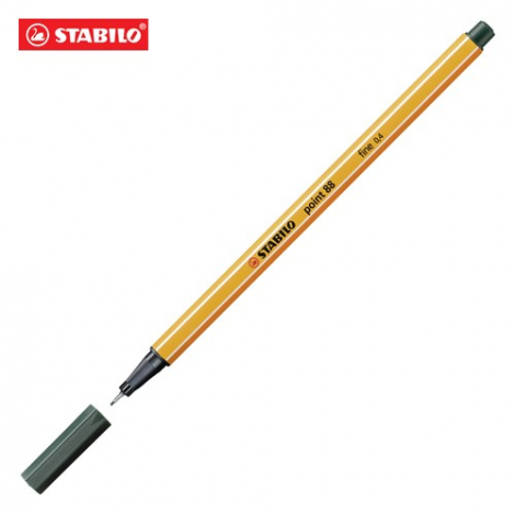 STABILO point 88 olivovo zelený - 