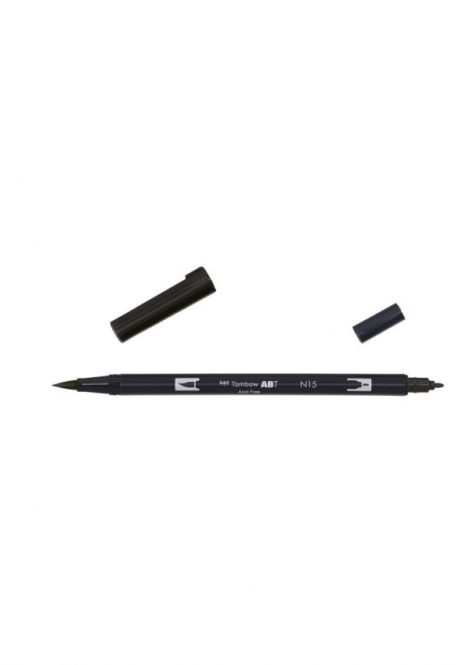 Tombow Oboustranný štětcový fix ABT - black - 