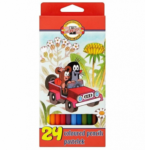 KOH-I-NOOR Pastelky Krtek 24 farieb - 