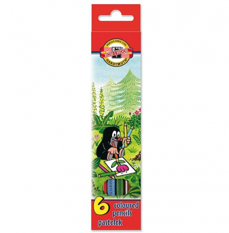 KOH-I-NOOR Pastelky Krtek sada 6 barev - 