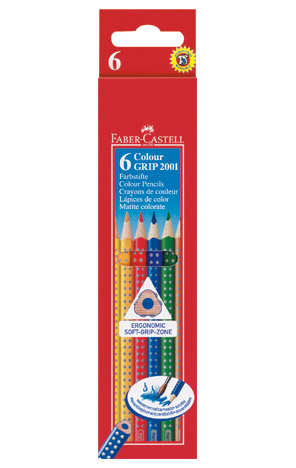Faber-Castell Pastelky akvarelové Colour Grip sada 6 ks - 