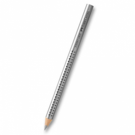 Pastelka Faber Castell JUMBO GRIP Metallic stříbrná - 
