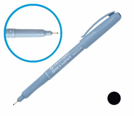 Popisovač CENTROPEN 2631 černý 0,5mm liner - 