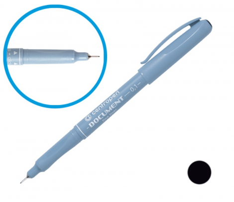 Popisovač CENTROPEN 2631 černý 0,1mm liner - 