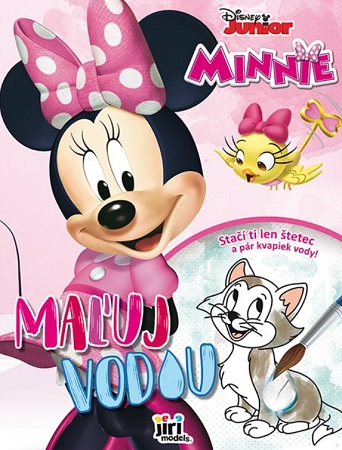Maľuj vodou - Minnie (A4) - Stačí ti len štetec a pár kvapiek vody