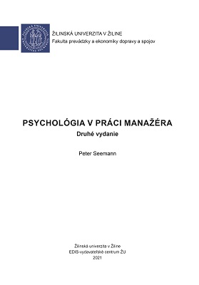 Psychológia v práci manažéra (2.vydanie) - 