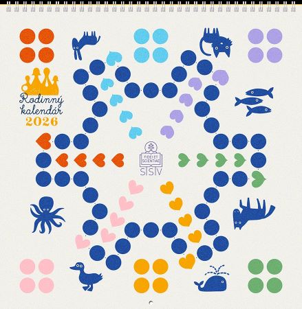 Rodinný kalendár 2026 - Kalendár 2026 rodinný, mesačný