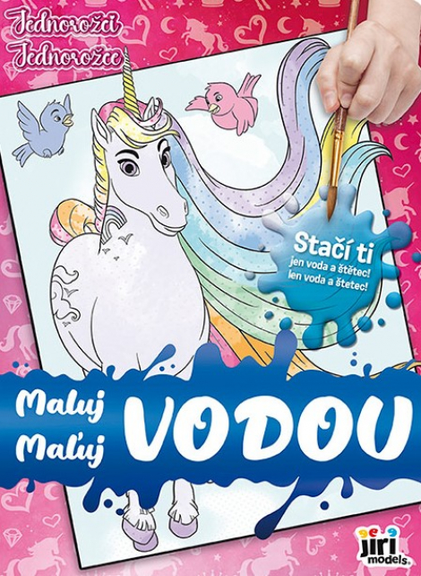 Maľuj vodou Jednorožce - 