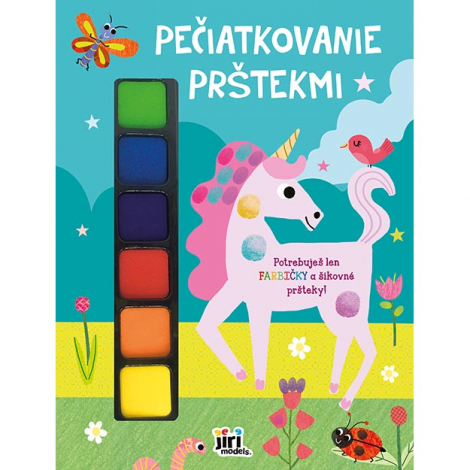 Pečiatkovanie prstíkmi Jednorožec - 