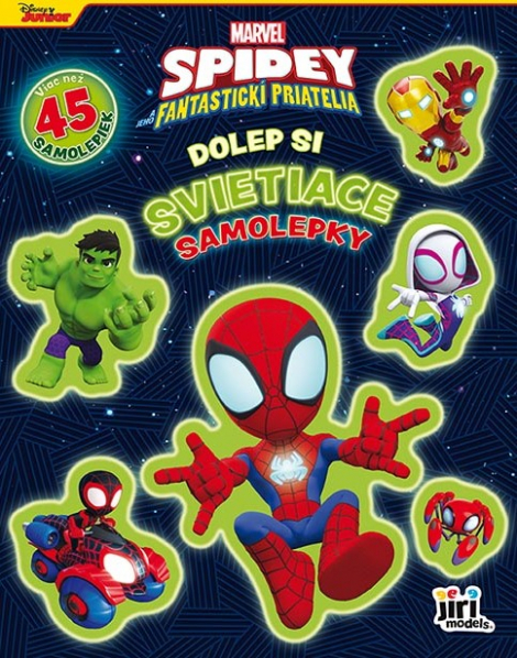Dolep si svietiace samolepky Spidey - 