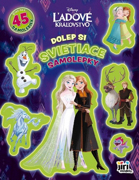 Dolep si svietiace samolepky Ľadové kráľovstvo - 