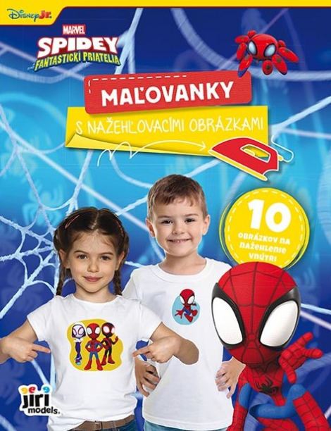Maľovanky s nažehľovacími obrázkami Spidey - 