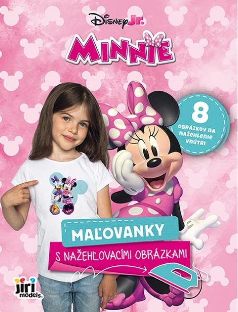Maľovanky s nažehľovacími obrázkami Minnie - 