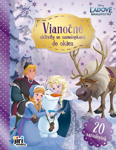 Vianočné aktivity so samolepkami do okien Ľadové kráľovstvo - 