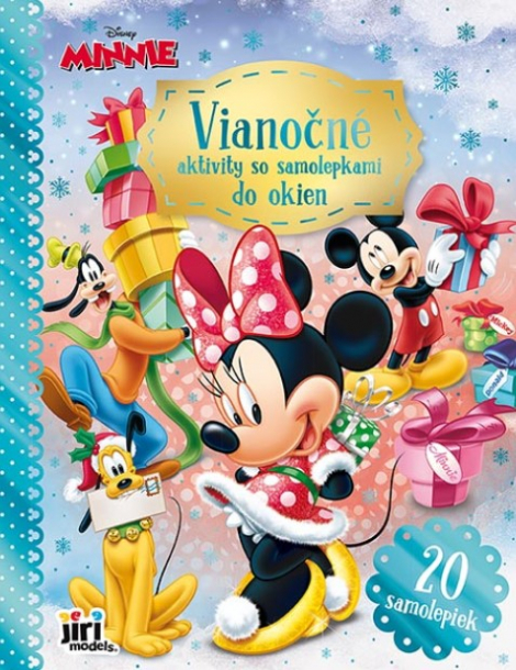Vianočné aktivity so samolepkami do okien Minnie - 