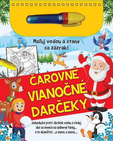 Čarovné vianočné darčeky - Maľuj vodou a stane sa zázrak!
