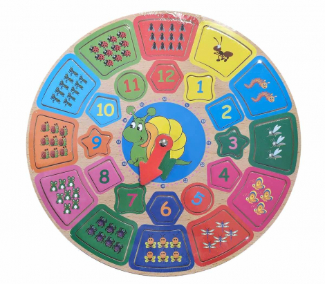Hodiny farebné 29cm - 