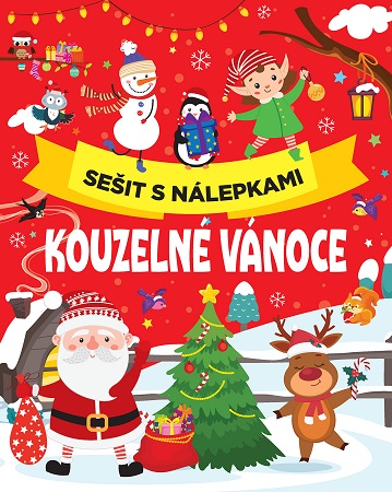 Kouzelné Vánoce - sešit s nálepkami