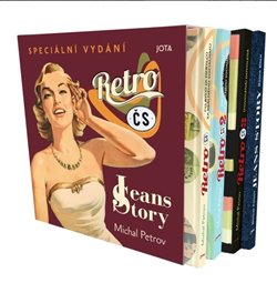 RETRO ČS 1–3 + Jeans Story - BOX - 4x kniha, 1x pouzdro