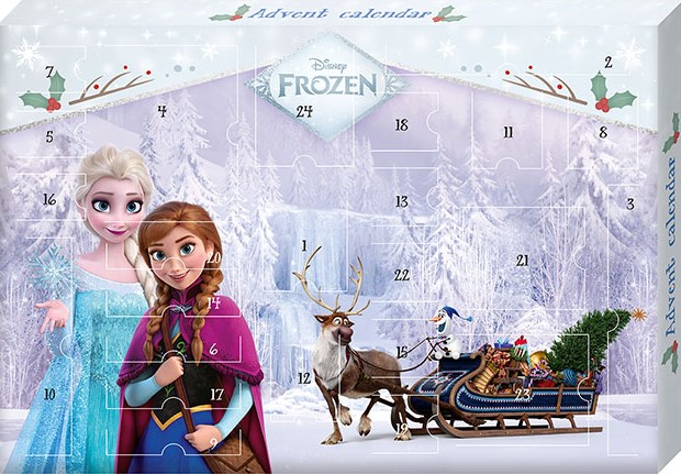 Adventný kalendár Ľadové kráľovstvo - 