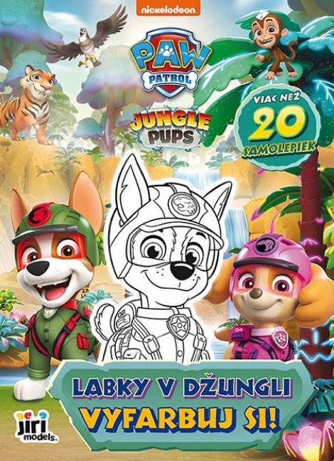 Vyfarbuj si! Labková patrola Labky v džungli - 