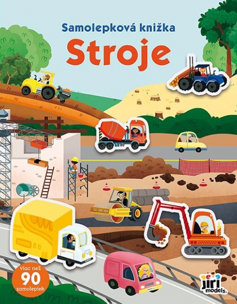 Samolepková knižka Stroje - 