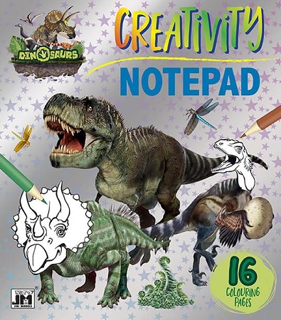 Blok na vyfarbenie Dinosaury - 
