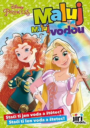 Maľuj vodou A5 Disney Princezné - 