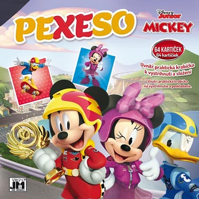 Pexeso v zošite Mickey - 64 kartičiek