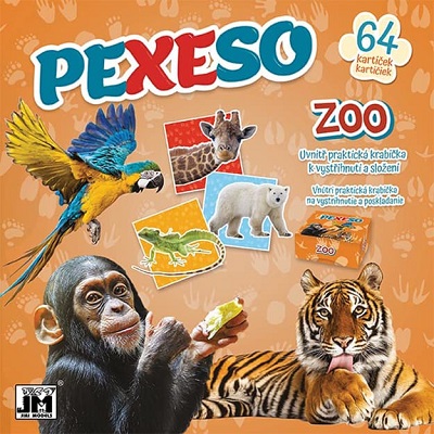 Pexeso v zošite Zoo - 64 kartičiek
