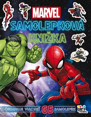Samolepková knižka Marvel - obsahuje viac než 65 samolepiek