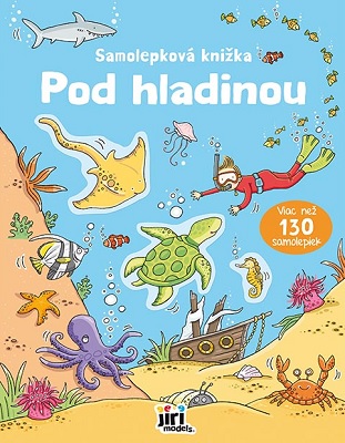 Samolepková knižka Pod hladinou - viac než 130 samolepiek