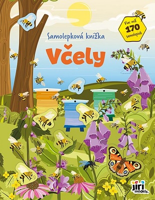 Samolepková knižka Včely - viac než 170 samolepiek