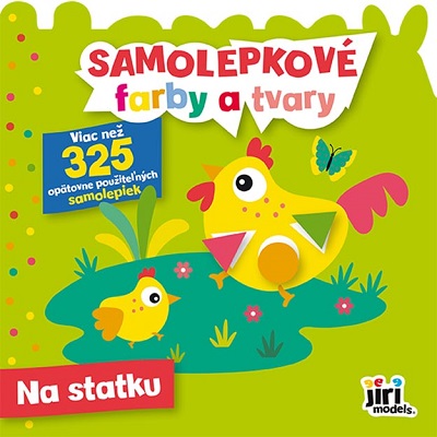 Samolepkové farby a tvary - Na statku - viac než 325 opätovne použiteľných samolepiek