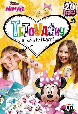 Tetovačky s aktivitami Minnie - 20 farebných tetovačiek