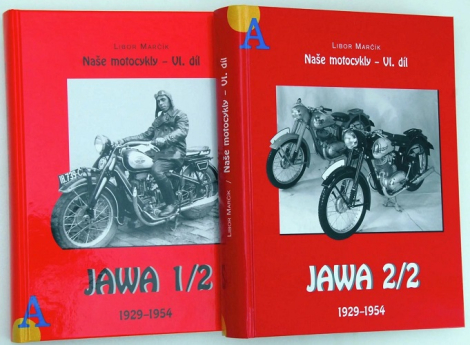 Naše motocykly – VI. díl JAWA 1/2 a 2/2 (1929 – 1954) Komplet