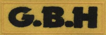 G.B.H. - Čierne logo